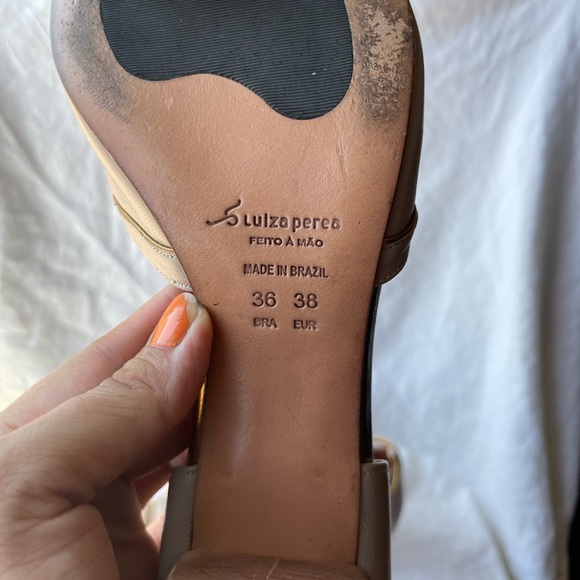 Luiza Perea Ives Open Toe Heel (Size 38 EU/ 7 US) - Picture 6 of 8